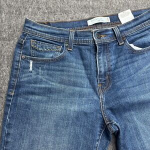 Levis 505 Jeans Womens Size 10 Med Blue Reg Fit Straight Leg Denim 30x30